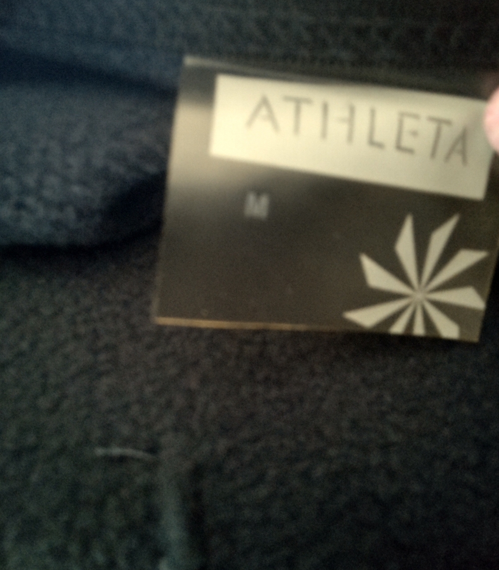 Athleta Scuba Navy Pencil Sport Skirt with Fleece lining - Picture 5 of 7